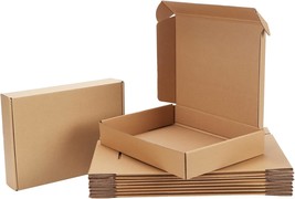 11X8X2 Shipping Boxes Set Of 20, Brown Corrugated Cardboard Literature, ... - $34.98