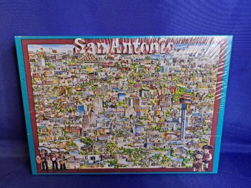 Primary image for VINTAGE 1991 City Character Puzzle of San Antonio Jigsaw Puzzle Buffalo Games