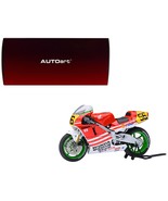Honda NSR500 WGP500 Motorcycle #56 Red and White with Helmet &quot;Baribari L... - $5,526.72 MXN