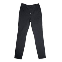 Express Petite Black Skinny Jeans Legging Womens Size Small Button Fly - $15.83