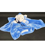 Blankets &amp; Beyond Elephant Blue Soft Security Blanket Baby Lovey - $18.98