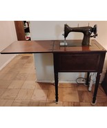 ElectrIc Sewing Machine WORKS Walnut Cabinet New Home Westinghouseorigno... - $240.10 CAD