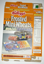 1997 Empty Frosted Mini-Wheats NASCAR Credit 24.3OZ Cereal Box SKU U200/357 - £15.01 GBP