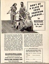 1948 Print Ad Rototiller Garden Tillers Frazer Farm Equipment York,PA - $12.26