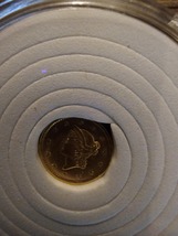 Coin 1852 Small Liberty Head Gold Dollar US $1 AU Condition - rare - $495.00