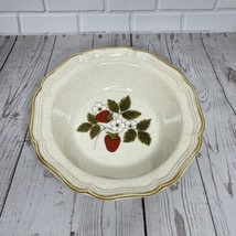 Vintage Mikasa Strawberry Festival Vegetable Serving Bowl 9 7/8&quot; EB 801 Japan  - $23.14