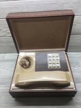 VTG Antique Telephone Rare Deco-Tel Executive Spy Case Push Button Tested Prop - £44.35 GBP