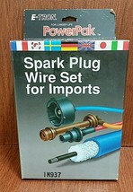 New PowerPak Spark Plug Wire Set for Imports #IM937 NOS E-Tron Ready Custom Fit - £21.33 GBP