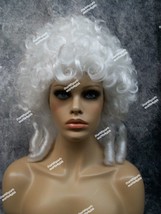 White Shepherdess Wig Saloon Queen Marie Antoinette Southern Belle Lil Bo Peep - £19.57 GBP