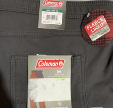 Coleman Men&#39;s Pants 40x32 Fleece Lined Tear Resistant Stretch Utility Pant 40x32 - $29.70