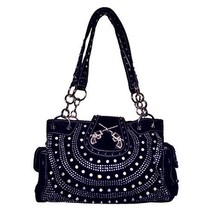 Texas West Women&#39;s Premium Buckle 3D Pistols Shoulder Handbag in 6 colors - £35.24 GBP