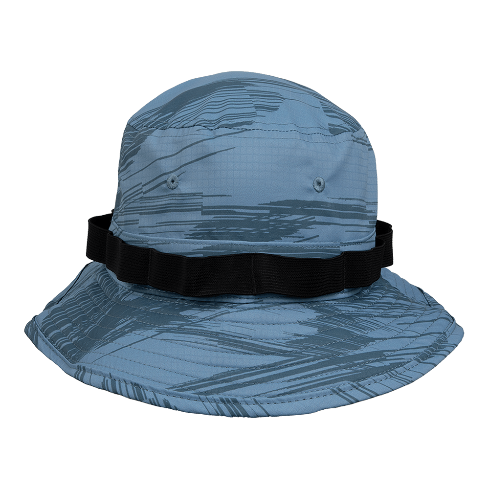 Oakley Tempo Print Bucket Hat Unisex Sports Outdoor Cap Casual Blue FOS9... - $49.40