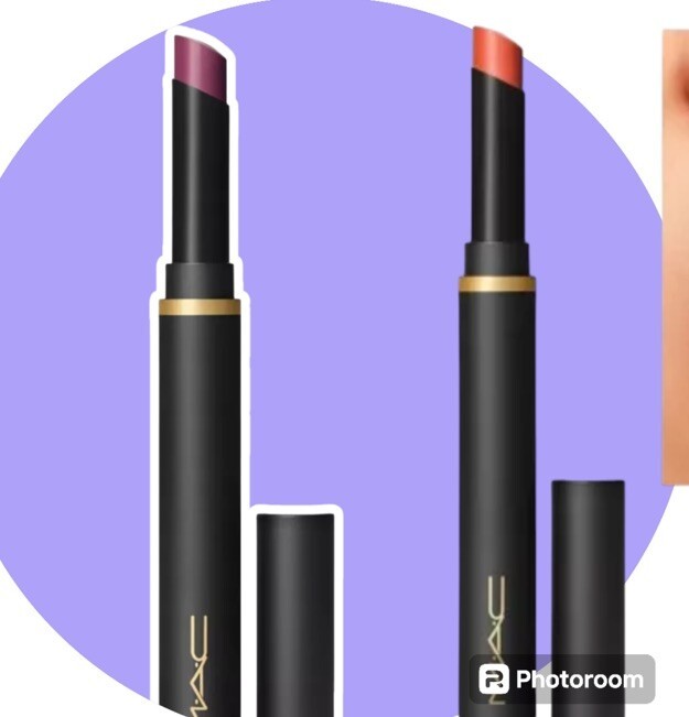 Pick MAC Powder Kiss Velvet Blur Slim Stick #881 WILD REBEL+#898 Sorry b... - $13.97+