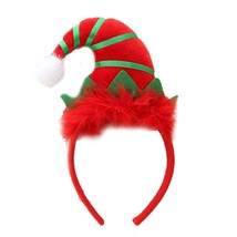 Christmas Elf Headband for Kids Adults Lovely Elf Hat Christmas Santa Hat Hair B - £19.61 GBP