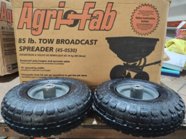 Pneumatic Tires &amp; Wheel 4.10/3.5-4 2-PACK, For Agri-Fab Spreader, 85 lb ... - $34.64
