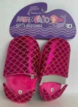 Royal Deluxe Accessories Pink Mermaid Girl&#39;s Slippers Medium 2-3 - $11.08