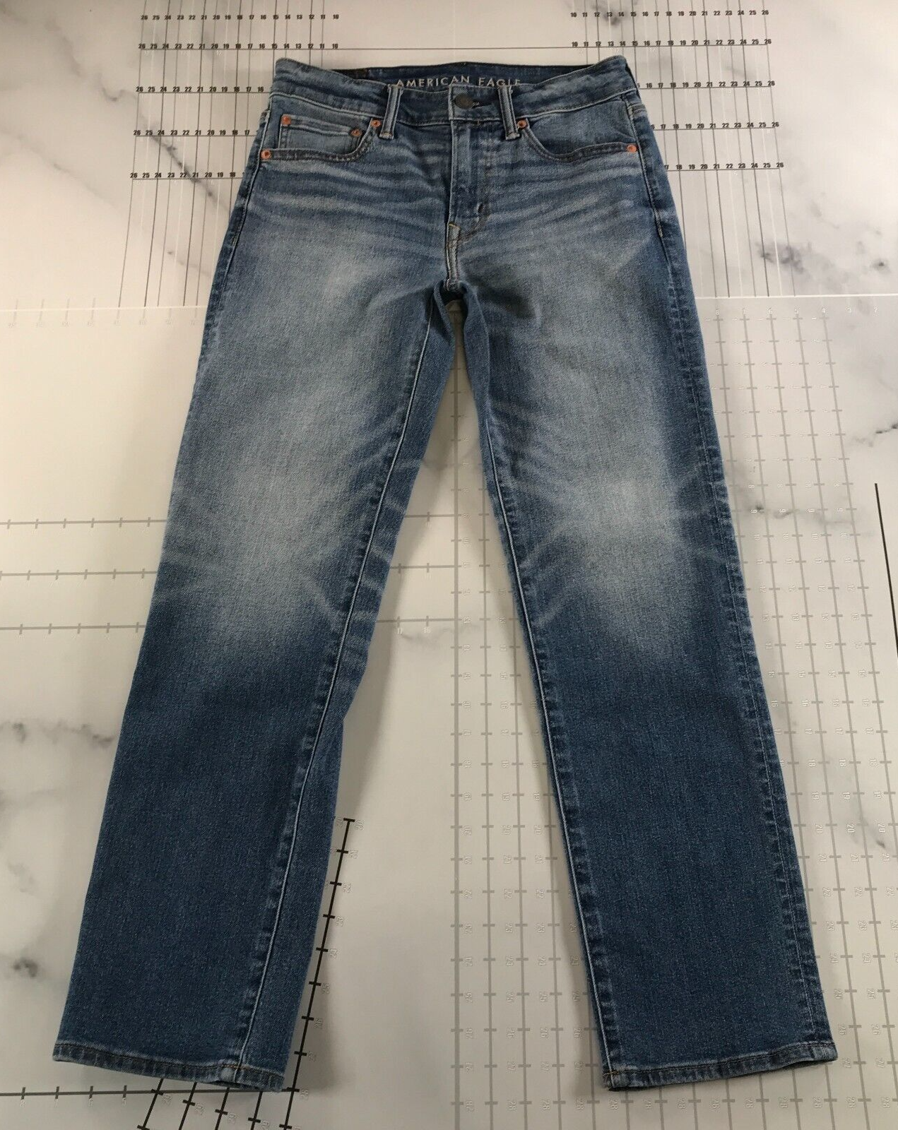 American Eagle Jeans Herren 28x30 Blau Baumwollmischung Original Gerades... - $18.79