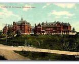 Hospital for the Insane Dubuque Iowa IA DB Postcard Y4 - $13.81