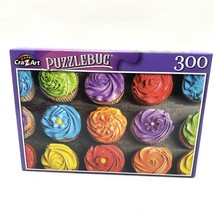 300 Piece Cupcakes Cra.Z.Art Puzzlebug Puzzle Tasty Colorful - $6.48