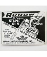 1969 Arrow Fastener Co All Purpose Staple Guns Advertisement Tools Suppl... - $376.02 MXN