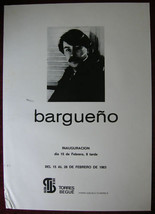 Original Poster Spain Bargueno Inauguration Gallery &#39;83 - £28.32 GBP