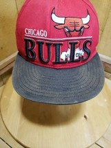 New Era 9Fifty Chicago Bulls Windy City Hat Snapback Hardwood Classics Red Black - £14.78 GBP