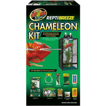 Zoo Med ReptiBreeze Chameleon Kit - Complete Habitat Set for Old World Chameleon - £154.49 GBP