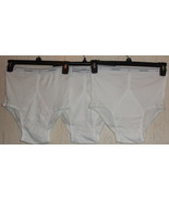 (3) NEW MENS JOCKEY CLASSIC WHITE KNIT BRIEFS  SIZE 34 - $21.46
