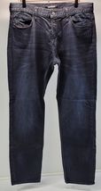 V) Men Express Classic Slim Stretch Jeans Dark Wash 34x32 Pants - $24.74