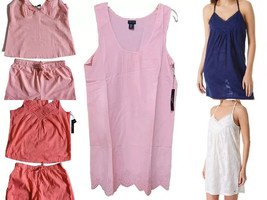 Tahari Sleepwear Chemise, Tahari Sleepwear Cotton Embroidered Short Set,,,, - £17.80 GBP