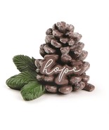 &quot;Hope&quot; Frosted Pinecone With Christmas Greens - $14.91 CAD