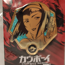 Cowboy Bebop Faye Valentine Golden Series Enamel Pin Official Badge Figure - $14.48