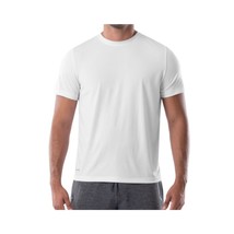 Active T-Shirt Men&#39;s 2XL Solid White RUSSELL Core Hybrid Jersey Tee  - £14.24 GBP