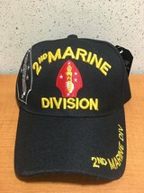 2nd Marine Division on a black ball cap - £15.73 GBP