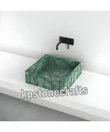 Emerald Green Marble Countertop Washbasin – Luxury Green Guatemala Marbl... - $514.25