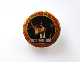 Ozzy Osbourne 1983 Badge Button Up Pinback Pin Heavy Metal Rock Music Band Shot - $15.30