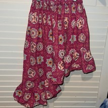 Size 6 Boho Peasant Skirt with Asymmetric hem - £16.29 GBP