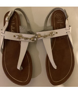 Made In Italy Leather Craft By Premiere Thong Sandals - $25.96