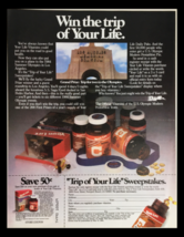 1984 Trip of Your Life Sweepstakes Circular Coupon Advertisement - $15.16