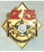 Fraternal Order Of Police Pin 75th Anniversary Grand Lodge Red - $10.40