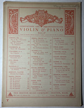 The Humming Bird - 1914 Violin &amp; Piano Sheet Music from Boston Music Company - £11.20 GBP