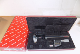 Starrett S766AZ Precision Measuring Tool Kit: 2 Pc Digital Caliper &amp; Micrometer - £210.49 GBP