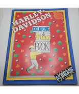 Harley Davidson Kids Coloring &amp; Fun Book NOS! 1990 Unused - €14,44 EUR