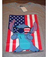 Walt Disney LILO and STITCH USA AMERICAN FLAG  T-Shirt MENS 2XL XXL  NEW... - $19.80