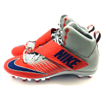 NIKE Strike Pro Men Football Cleats Sz 14 Red Gray Blue 847554-621 NEW P... - £53.08 GBP