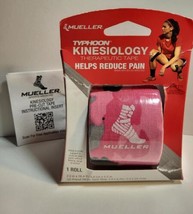 Mueller TYPHOON Kinesiology Tape, 20 Pre-Cut I-Strips Pink Camo - £9.44 GBP