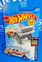 Hot Wheels New For 2019 #198 &#39;64 Nova Wagon Gasser Jerry Rigged Gray - $4.00