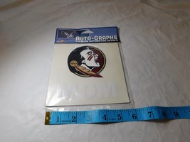 Seminoles MOM FSU auto Graphs decal Premium automotive sticker college Mother - £15.81 GBP