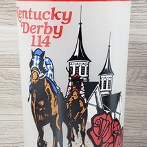Kentucky Derby 114 Triple Crown Winners May 7, 1988 Frosted 5.25&quot; Glass - £13.48 GBP