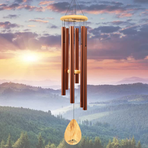 Wind Chimes for outside Large - 38&quot; Copper-Red Heavy Duty Outdoor Chimes... - £40.69 GBP